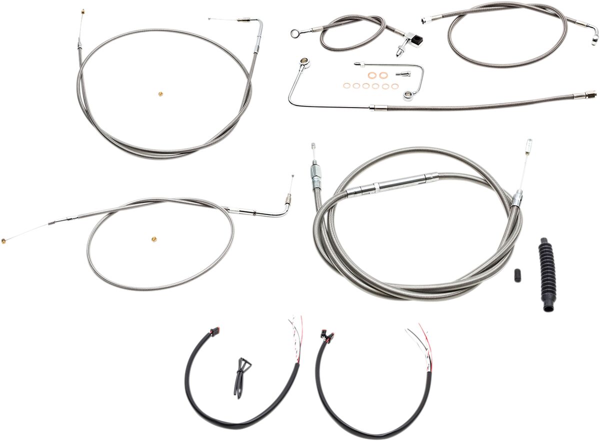 La Choppers Cable Kt C 15 17 Ss 15 St Brake & Clutch Lines La Choppers