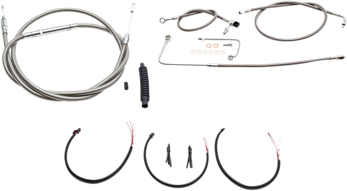 La Choppers Cable Kt C 15 17 Ss 16 St Brake & Clutch Lines La Choppers