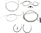 La Choppers Cable Kt C Ss12 14 Fxdabs Brake & Clutch Lines La Choppers