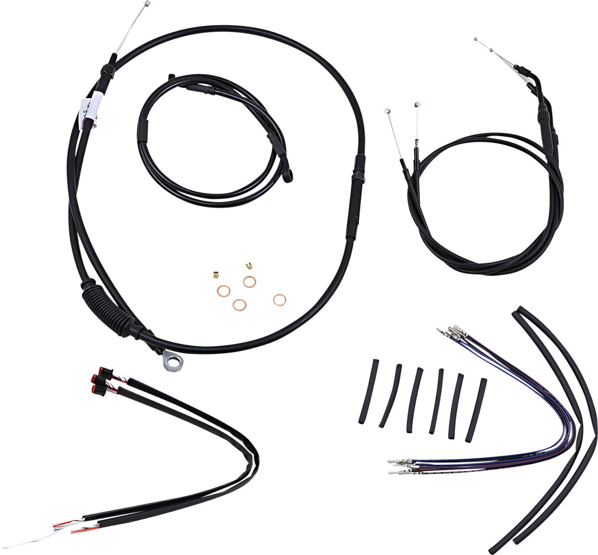 Burly Brand Control Kit 14 T 14 19 Xl Apehanger Cable/Line Kits Burly Brand