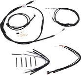Cable Kit T Bar 12" Non Abs Black Burly Brand Default Title