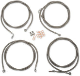 La Choppers Cable Kit 12 14 Fl 17 19 Brake & Clutch Lines La Choppers