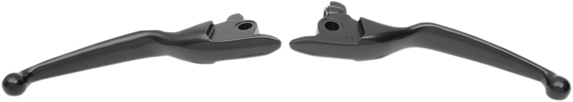 Drag Specialties Lever Sets Wide Blade Black Brake & Clutch Custom Control Drag Specialties