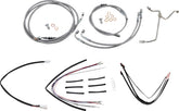 Burly Brand Control Kit Ss 18 Gor Flt Apehanger Cable/Line Kits Burly Brand