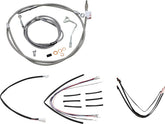 Burly Brand Cable Kit 16" Braided Stainless Steel Handlebar W/Abs Apehanger Cable/Line Kits Burly Brand