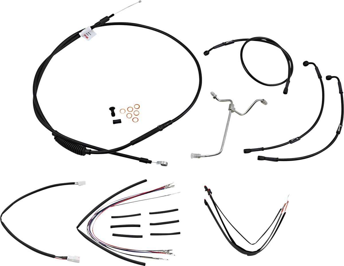Burly Brand Control Kit Bk 16 Gor Flh Apehanger Cable/Line Kits Burly Brand