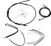 Cable Kit 14" Black Vinyl Stainless Steel Handlebar W/Abs Burly Brand Default Title