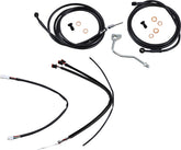 Cable Kit 14" Black Vinyl Stainless Steel Handlebar W/Abs Burly Brand Default Title