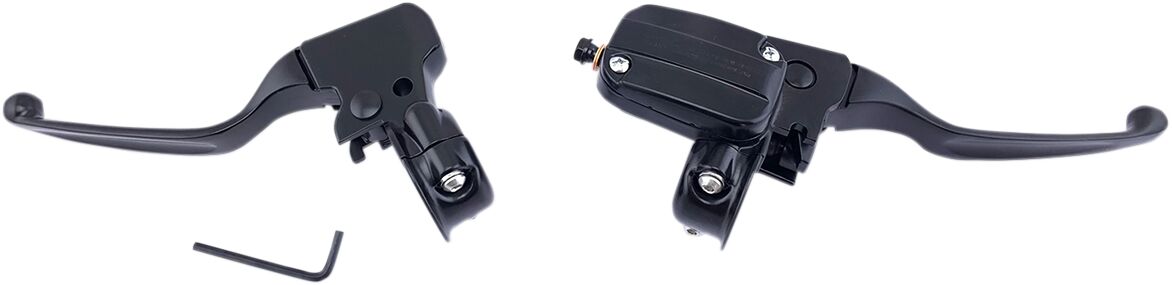 Drag Specialties Controls Hb Mblk 96 07 Flt Brake & Clutch Custom Control Drag Specialties