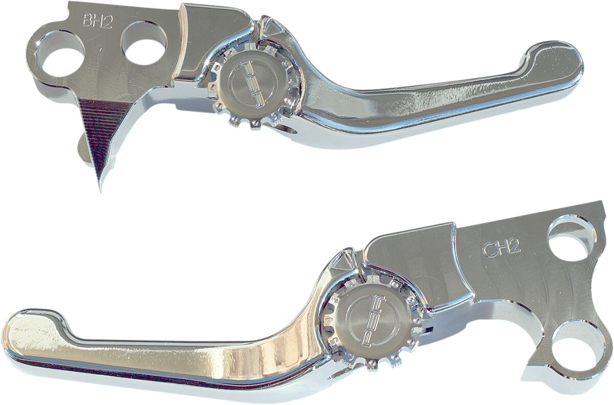 Psr Lever Set Hd Ant Shrt Chr Brake & Clutch Custom Control Psr