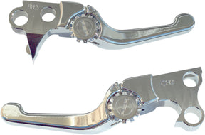 Psr Lever Set Hd Ant Shrt Chr Brake & Clutch Custom Control Psr