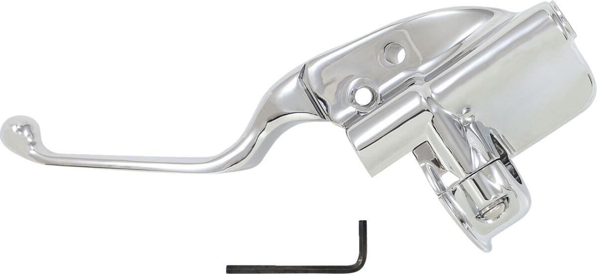 Drag Specialties Chrome Master Cylinder For '15 '20 Fl/X Brake & Clutch Custom Control Drag Specialties
