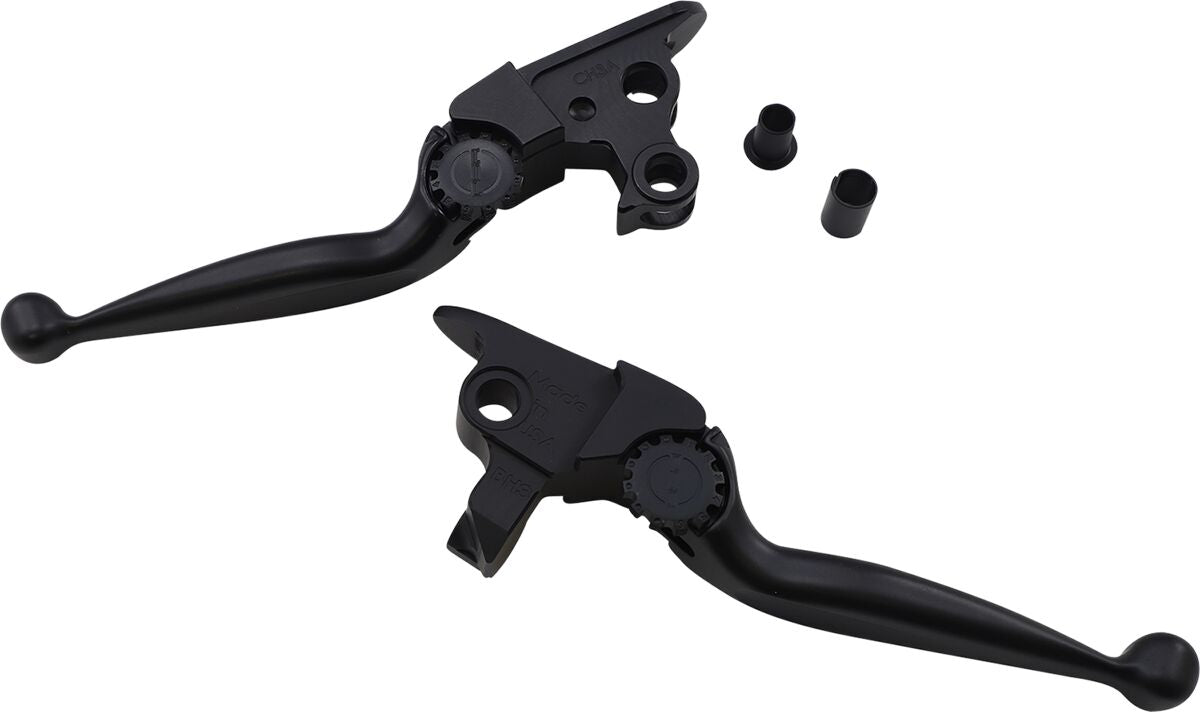 Psr Lever Set Journey Harley Davidson Black Brake & Clutch Custom Control Psr