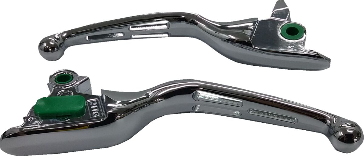 Drag Specialties Levers Slot Chr 21 22 Tour Brake & Clutch Custom Control Drag Specialties