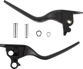 Drag Specialties Levers Lsr Black Brake & Clutch Custom Control Drag Specialties