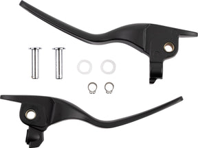 Drag Specialties Levers Lsr Black Brake & Clutch Custom Control Drag Specialties