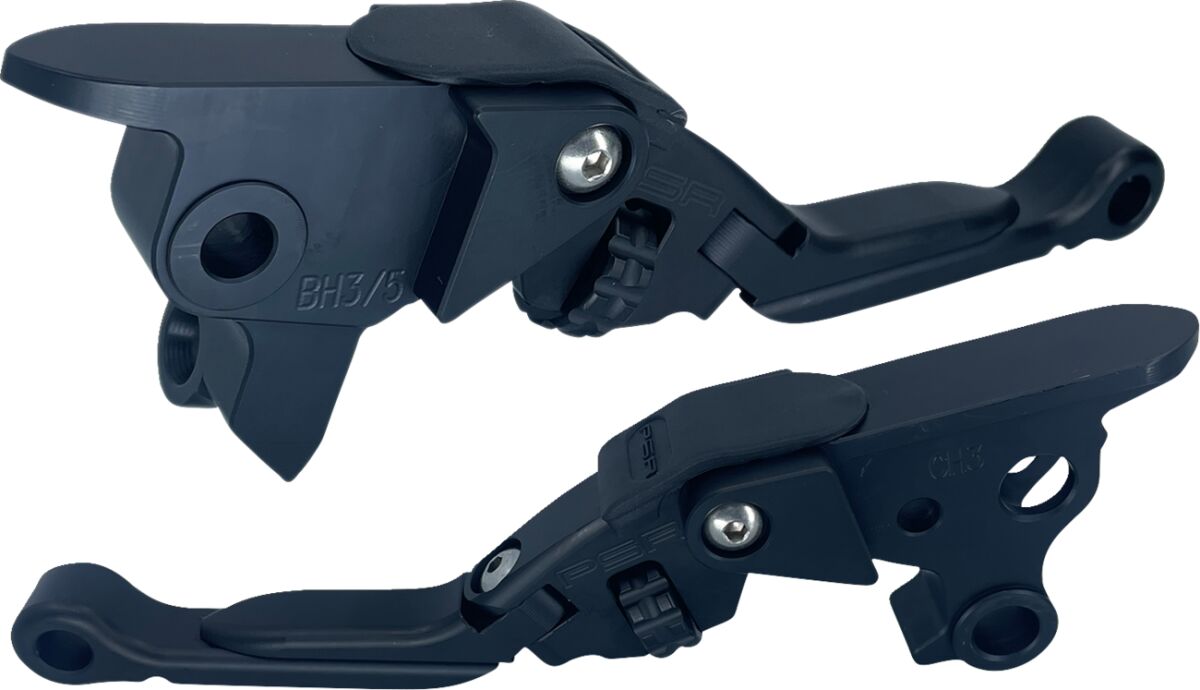 Psr Lever Set Anthem Pro Harley Davidson Black Brake & Clutch Custom Control Psr
