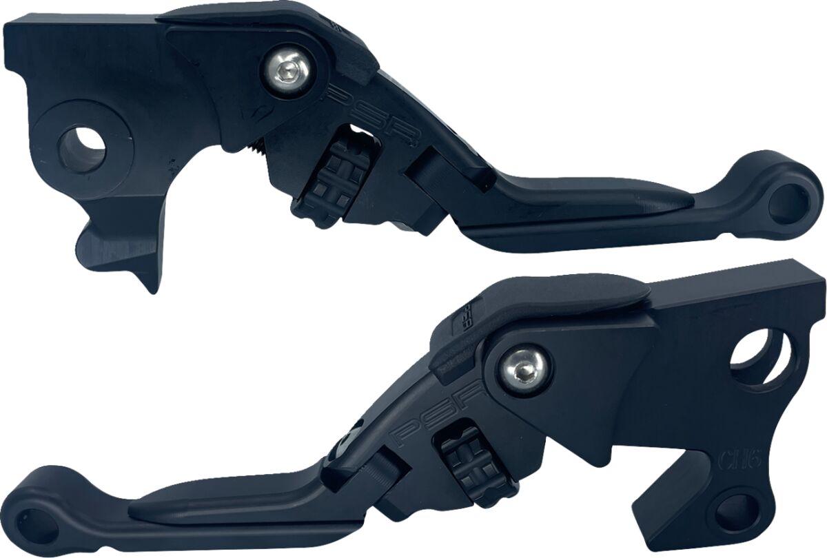 Psr Lever Set Anthem Pro Harley Davidson Black Brake & Clutch Custom Control Psr