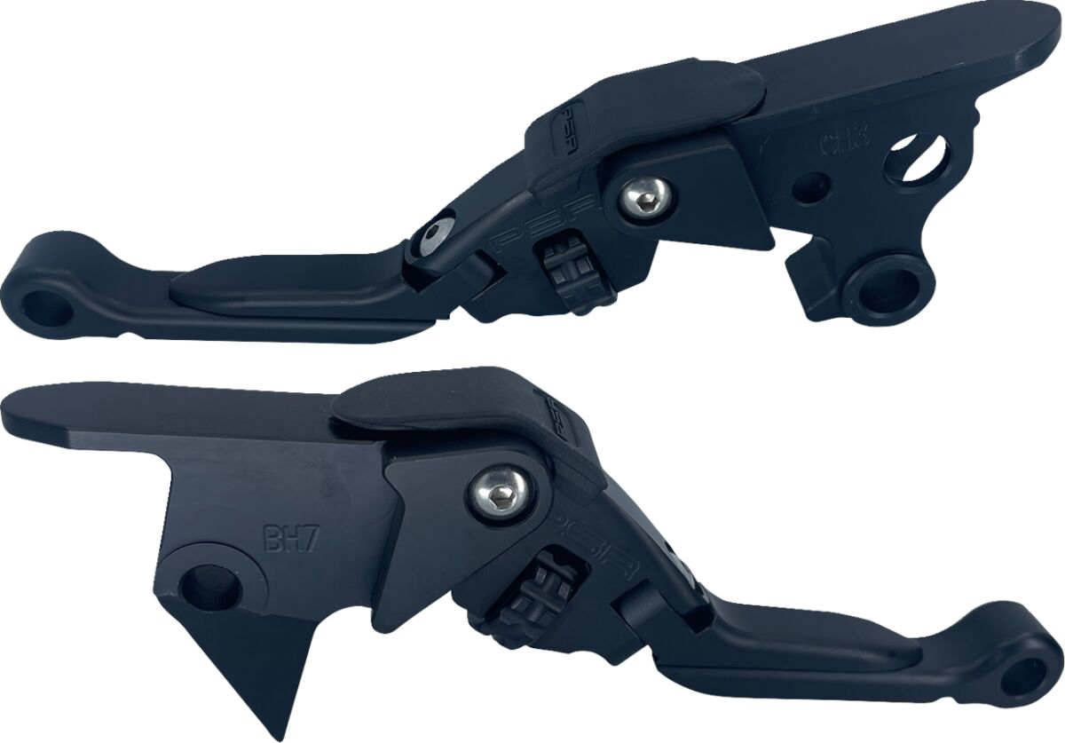 Psr Lever Set Anthem Pro Harley Davidson Black Brake & Clutch Custom Control Psr