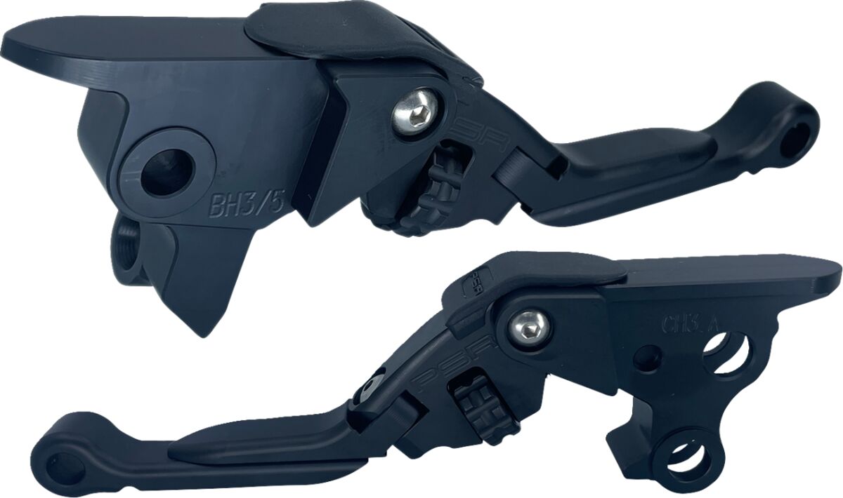 Psr Lever Set Anthem Pro Harley Davidson Black Brake & Clutch Custom Control Psr