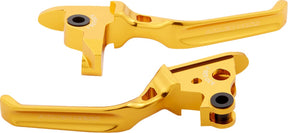 Method® Hand Levers, Gold - 15-17 Softail Brake & Clutch Custom Control Arlen Ness