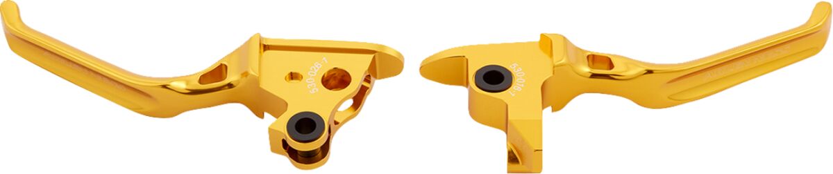 Method® Hand Levers, Gold - +18 Softail Brake & Clutch Custom Control Arlen Ness