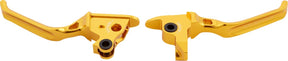 Method® Hand Levers, Gold - 21+ Touring Brake & Clutch Custom Control Arlen Ness