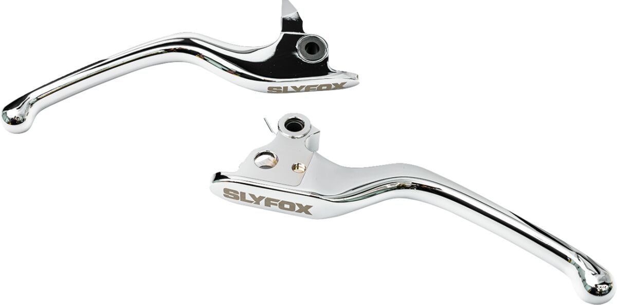 SLYFOX Levers Brake/Clutch, Chrome - 21-23 Touring Levers Slyfox Performance Default Title