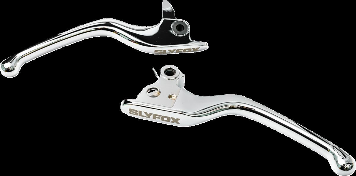 Slyfox SLYFOX Levers Brake/Clutch, Chrome - 21-23 Touring Brake & Clutch Custom Control Slyfox