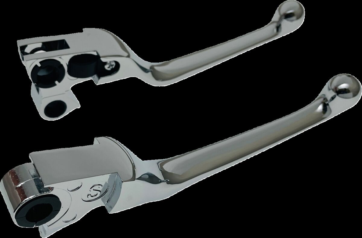 Drag Specialties Lever Set Narrow Chrome 96 17 Brake & Clutch Custom Control Drag Specialties