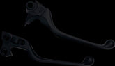 Drag Specialties Lever Set Narrow Matte Black 9 Brake & Clutch Custom Control Drag Specialties