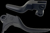 Drag Specialties Lever Set Short Matte Black 96 Brake & Clutch Custom Control Drag Specialties