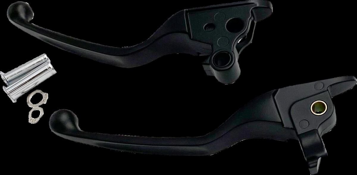 Drag Specialties Lever Set Narrow Blk 08 13 Tour Brake & Clutch Custom Control Drag Specialties