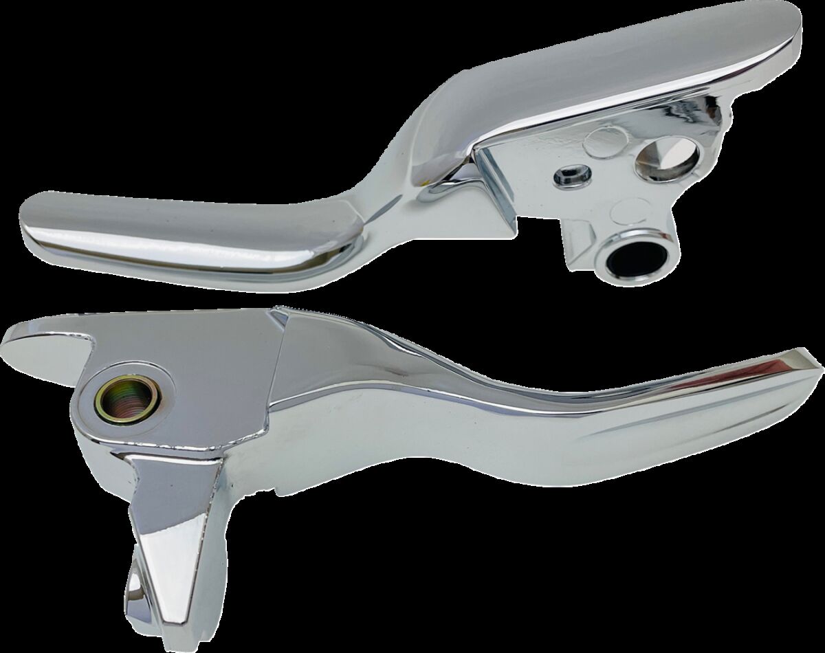 Drag Specialties Lever Set Short Chr 08 13 Tour Brake & Clutch Custom Control Drag Specialties