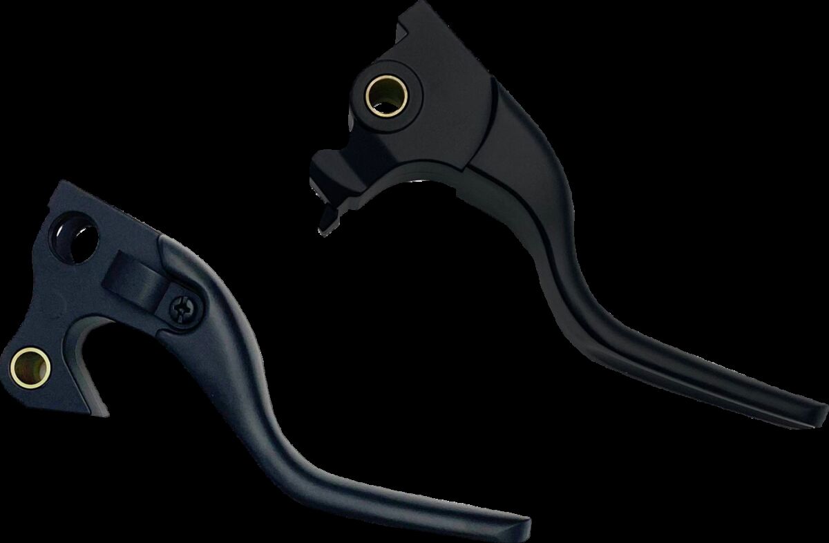 Drag Specialties Lever Set Short Blk 14 22 Xl Brake & Clutch Custom Control Drag Specialties