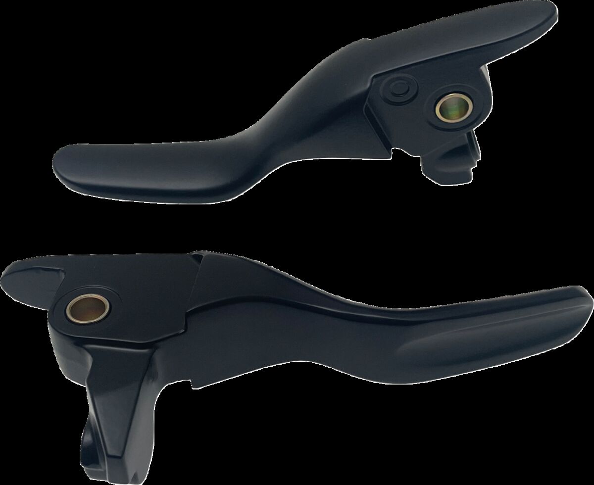 Drag Specialties Lever Set Short Blk 17 20 Tour Brake & Clutch Custom Control Drag Specialties