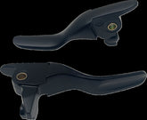 Drag Specialties Lever Set Short Blk 17 20 Tour Brake & Clutch Custom Control Drag Specialties