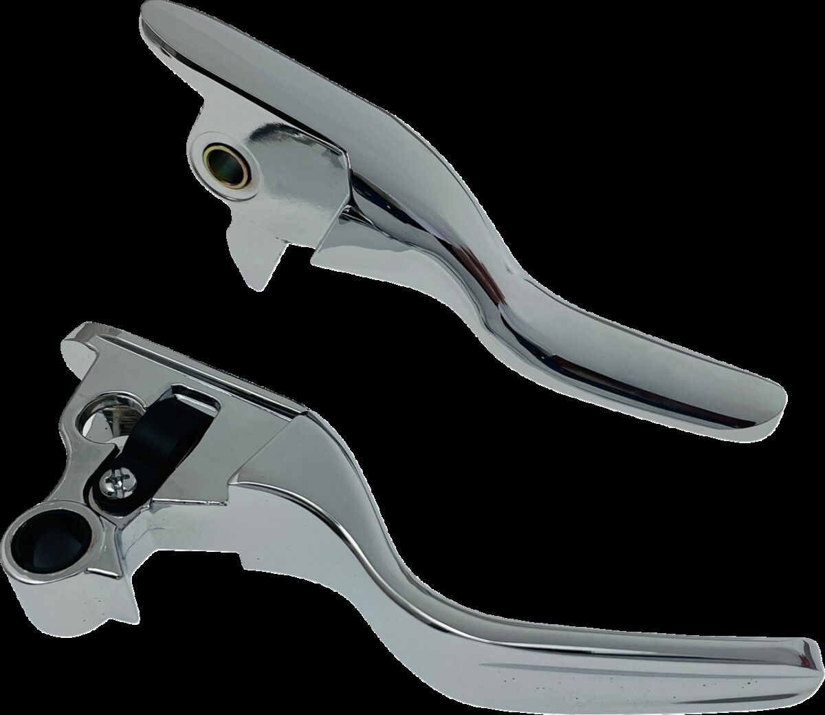 Drag Specialties Lever Set Short Chr 18 23 Softail Brake & Clutch Custom Control Drag Specialties