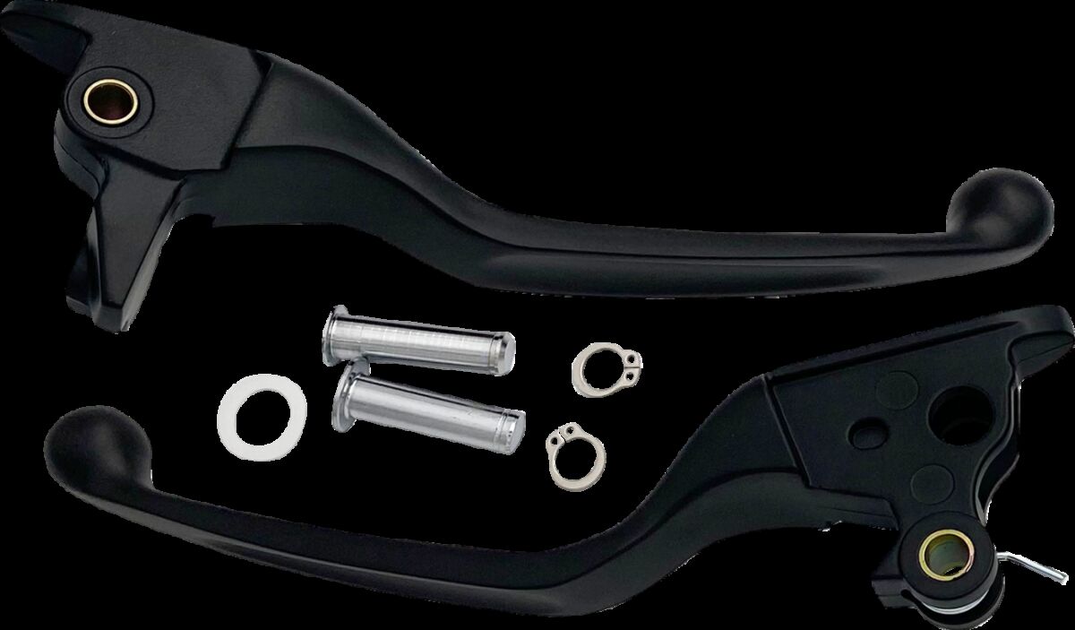 Drag Specialties Lever Set Narrow Blk 21 23 Tour Brake & Clutch Custom Control Drag Specialties