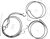 Magnum Shielding Cable Kit Kf 10 Rise Brake & Clutch Lines Magnum Shielding