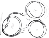 Magnum Shielding Cable Kit Kf 10 Rise Brake & Clutch Lines Magnum Shielding