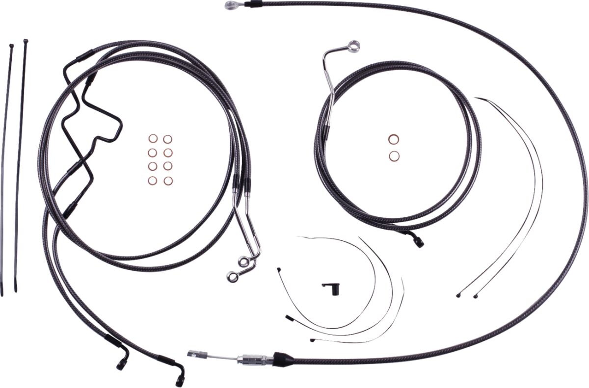 Magnum Shielding Cable Kit Kf 6 Rise Brake & Clutch Lines Magnum Shielding