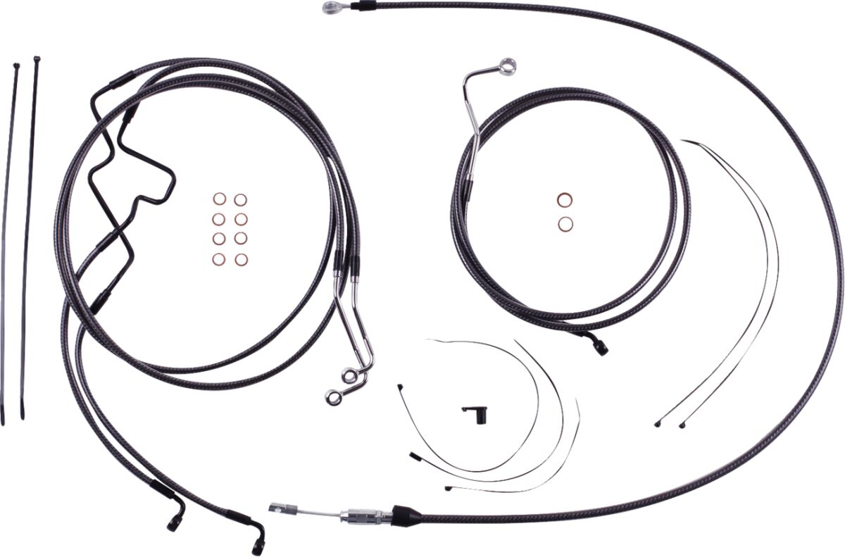 Magnum Shielding Cable Kit Kf 8 Rise Brake & Clutch Lines Magnum Shielding