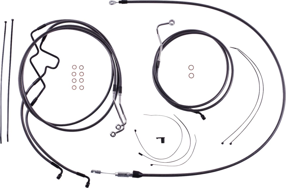 Magnum Shielding Cable Kit Kf 10 Rise Brake & Clutch Lines Magnum Shielding