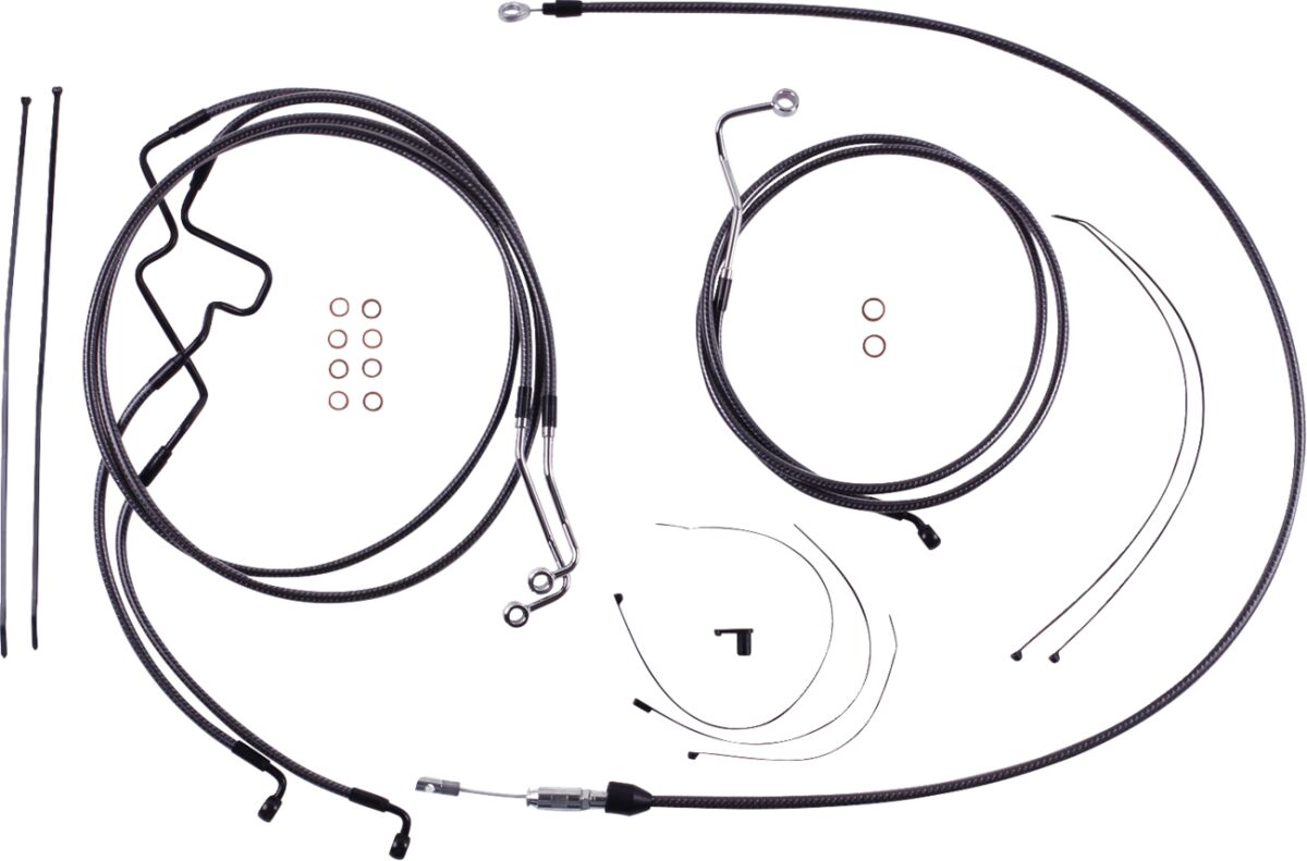 Magnum Shielding Cable Kit Kf 6 Rise Brake & Clutch Lines Magnum Shielding