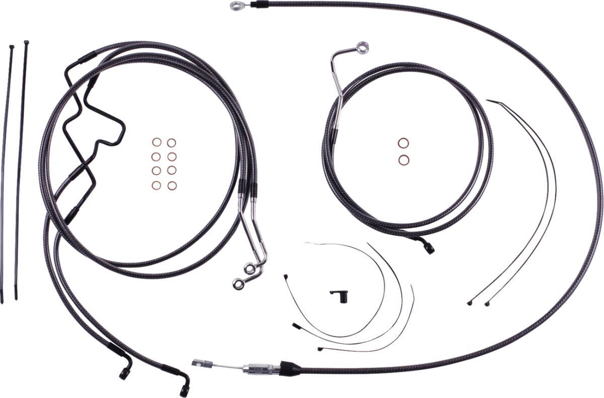Magnum Shielding Cable Kit Kf 8 Rise Brake & Clutch Lines Magnum Shielding