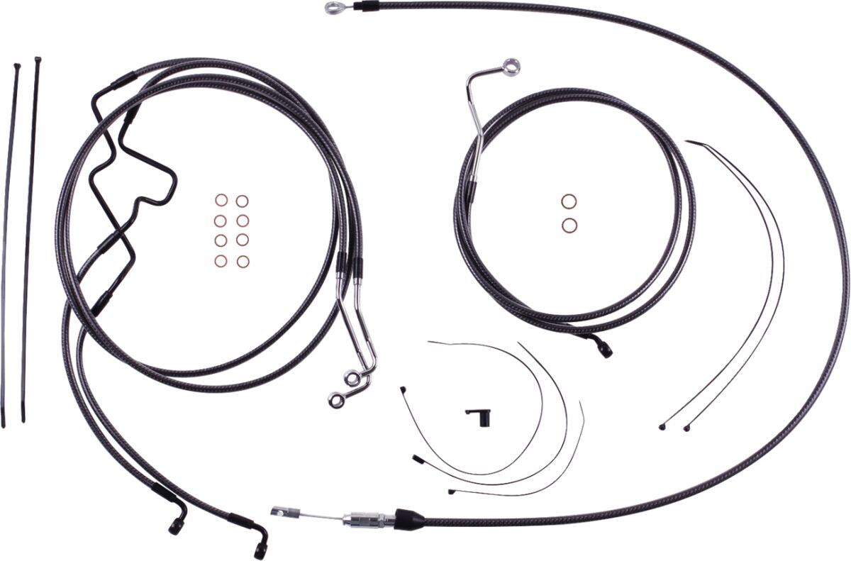 Magnum Shielding Cable Kit Kf 10 Rise Brake & Clutch Lines Magnum Shielding