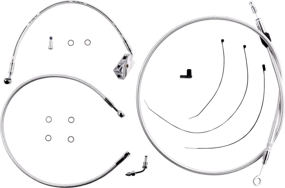 Magnum Shielding Cable Kit Sc 8 Rise Brake & Clutch Lines Magnum Shielding