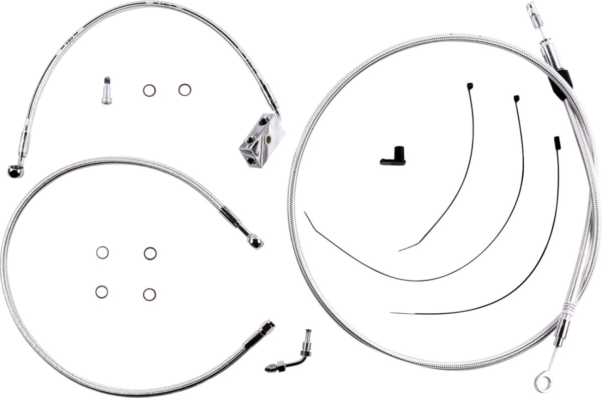 Magnum Shielding Cable Kit Sc 10 Rise Brake & Clutch Lines Magnum Shielding