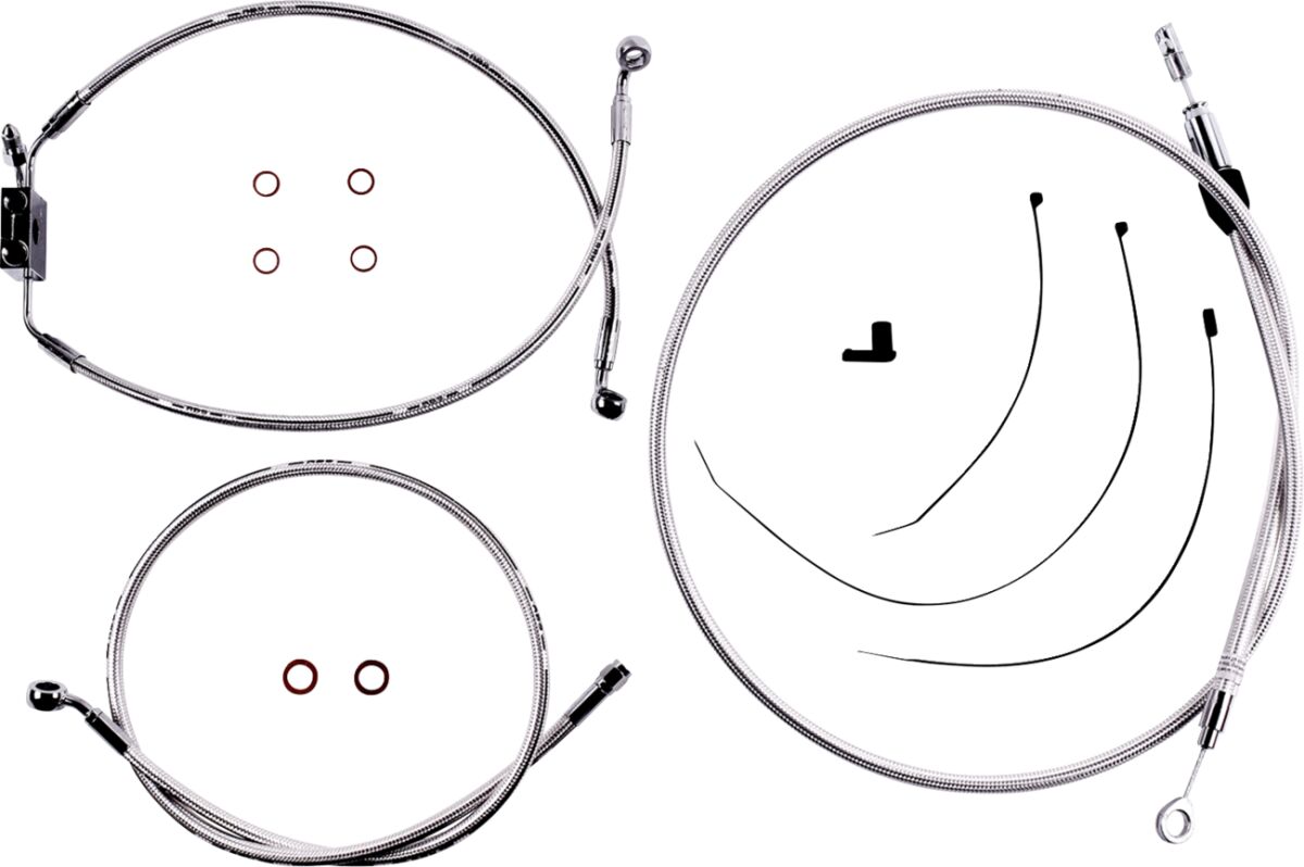 Magnum Shielding Cable Kit Sc 6 Rise Brake & Clutch Lines Magnum Shielding